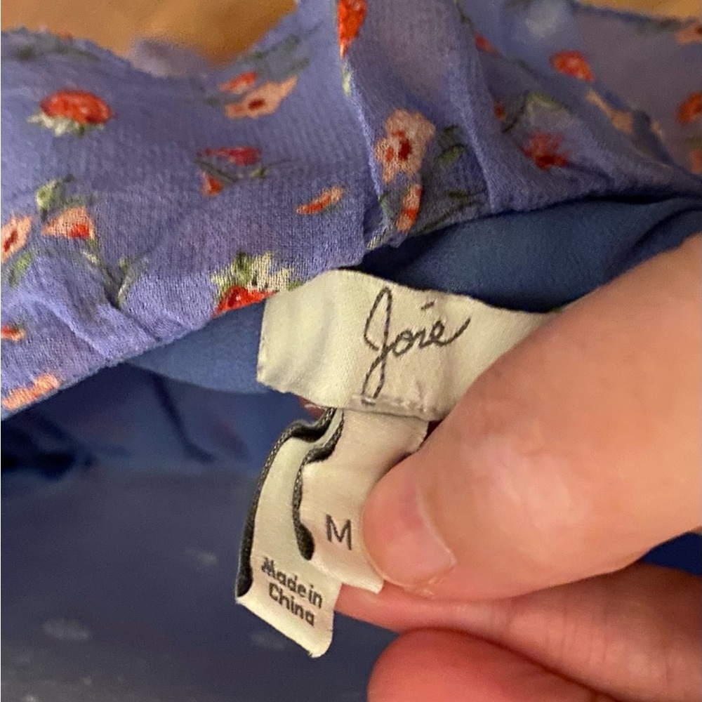 Joie Purple Ruffled Wrap Sundress - Picture 4 of 4